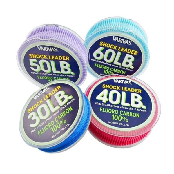 Filo Shock Leader Fluorocarbon 10-130LB 30mt Varivas