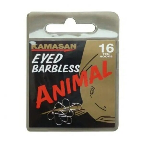 Amo Animal Hook Eyed Barbless Kamasan 4fishing