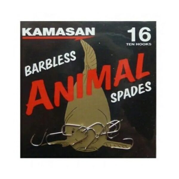 Amo Animal Hook Spade End Barbless Kamasan 4fishing 1